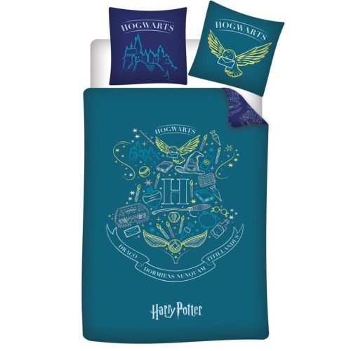 Harry Potter Crest ágyneműhuzat 140*200cm, 63*63 cm microfibre