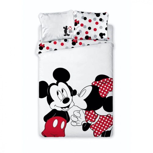 Disney Minnie, Mickey Love ágyneműhuzat 140*200cm, 63*63 cm microfibre