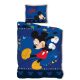 Disney Mickey Happy Steps ágyneműhuzat 140*200cm, 63*63 cm microfibre