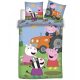 Peppa malac Orange Tractor ágyneműhuzat 140*200cm, 70*80 cm