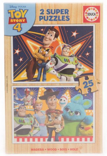 Educa 2 x 25 db-os fa puzzle - Toy Story IV.