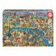 Educa Párizs térképe puzzle, 500 darabos