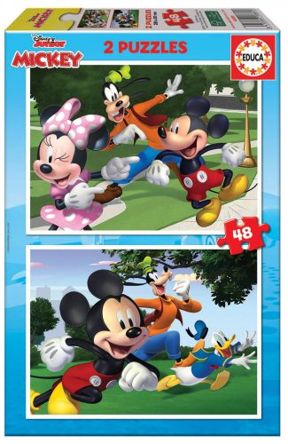 Educa Mickey és barátai 2x48 db-os puzzle