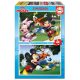 Educa Mickey és barátai 2x48 db-os puzzle