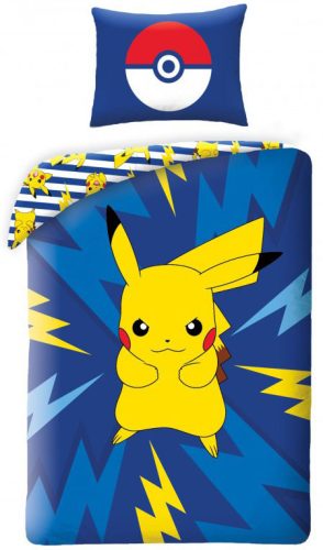 Pokémon Pika-Power ágyneműhuzat 140*200cm, 70*90 cm