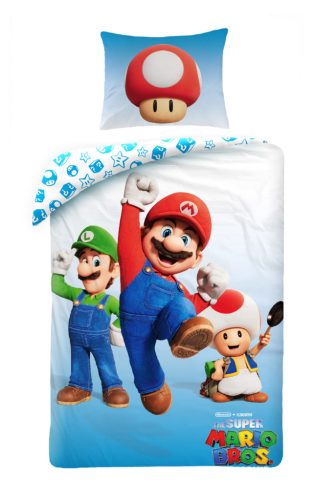 Super Mario Power-Up ágyneműhuzat 140*200cm, 70*90 cm microfibre