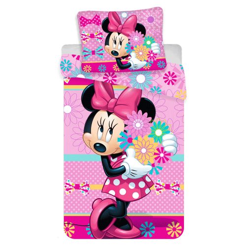 Disney Minnie Bows and flowers ágyneműhuzat 140*200cm, 70*90 cm