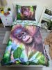 Orangután ágyneműhuzat 140*200cm, 70*90 cm