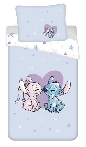 Disney Lilo és Stitch, A csillagkutya Heart ágyneműhuzat 140*200cm, 70*90 cm