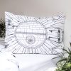 Star Wars Death Star Sötétben világító ágyneműhuzat 140*200cm, 70x90cm