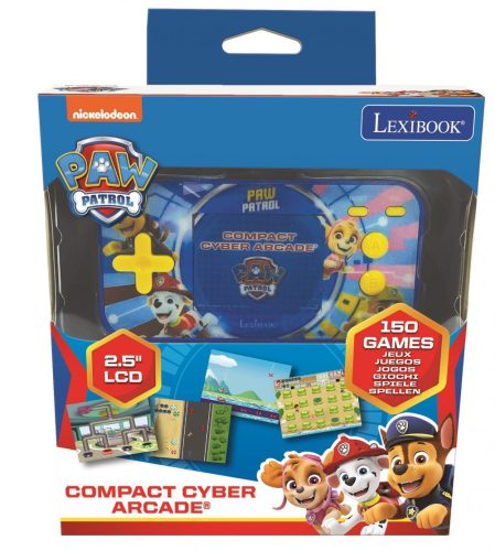 Kézi játék konzol PAW PATROL 150 játék 2,5" kijelzővel