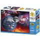 Föld Hold Discovery Channel 3D puzzle. 500 darabos