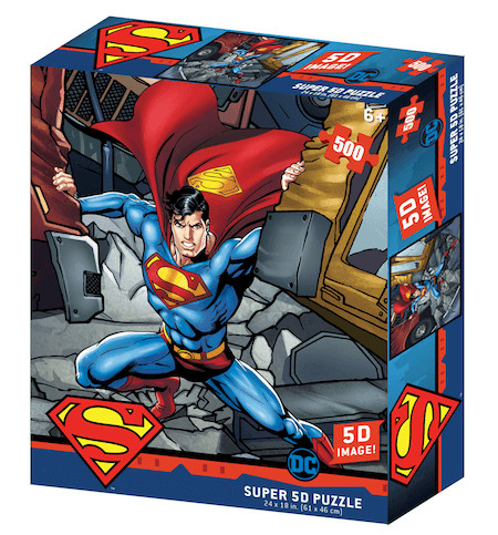 Superman: a Legyőzhetetlen 3D puzzle, 500 darabos