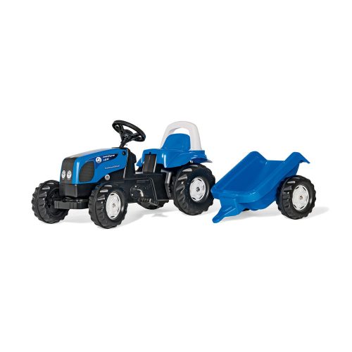 Rolly Kid Landini pedálos traktor utánfutóval