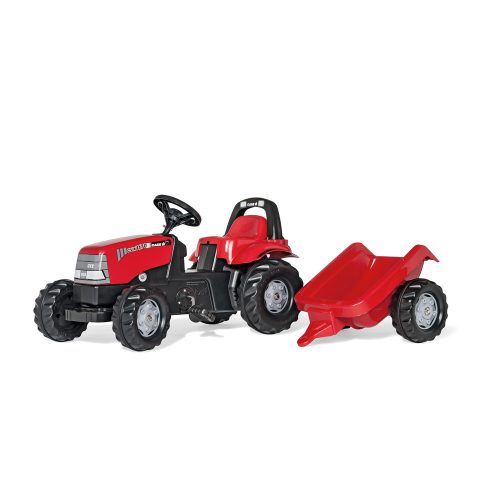 Rolly Kid Case CVX 1170 pedálos traktor utánfutóval