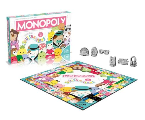 MONOPOLY Squishmallows társasjáték angol nyelvű